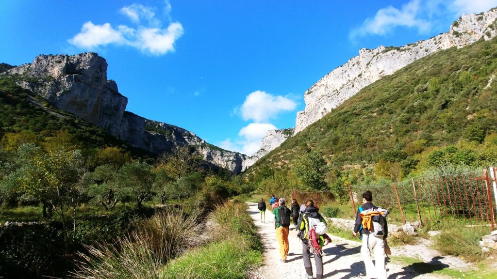 Arrivée à Saint Guilhem